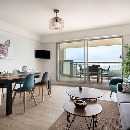 Vue - Balcon Face A L'ocean - Pour 4 Apartman La Baule