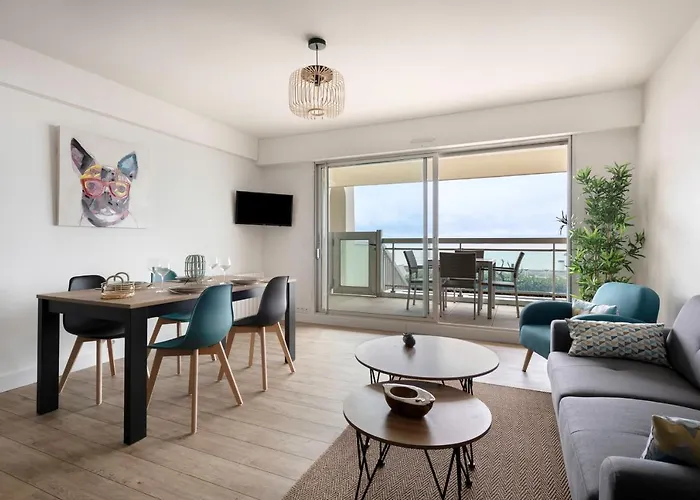 Vue - Balcon Face à L'océan - Pour 4 Appartement La Baule-Escoublac